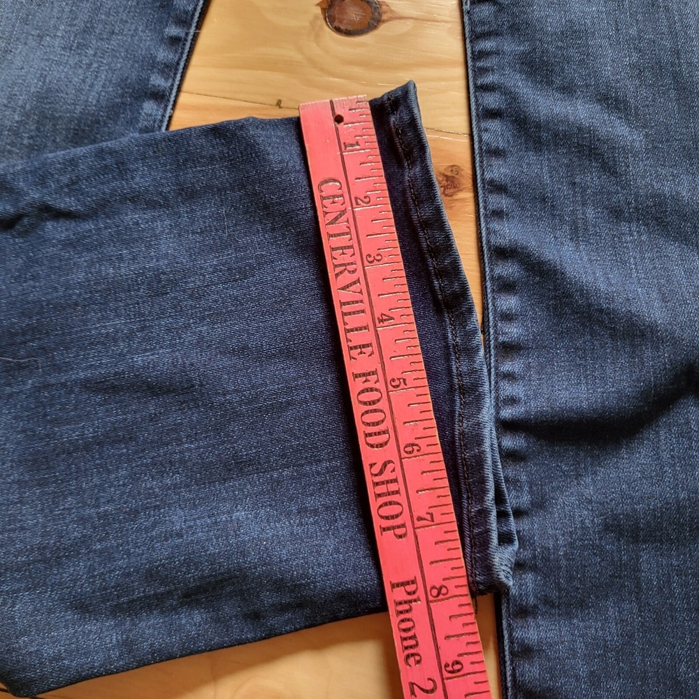 New Mavi Jeans Matt Mens 30/33 Straight Relaxed Blue Dark Wash Denim Stretch - Picture 12 of 16